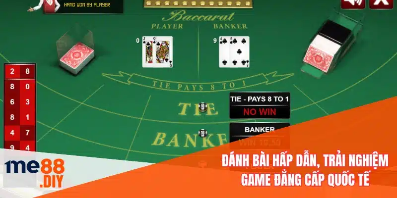 Đánh bài hấp dẫn, trải nghiệm game đẳng cấp quốc tế