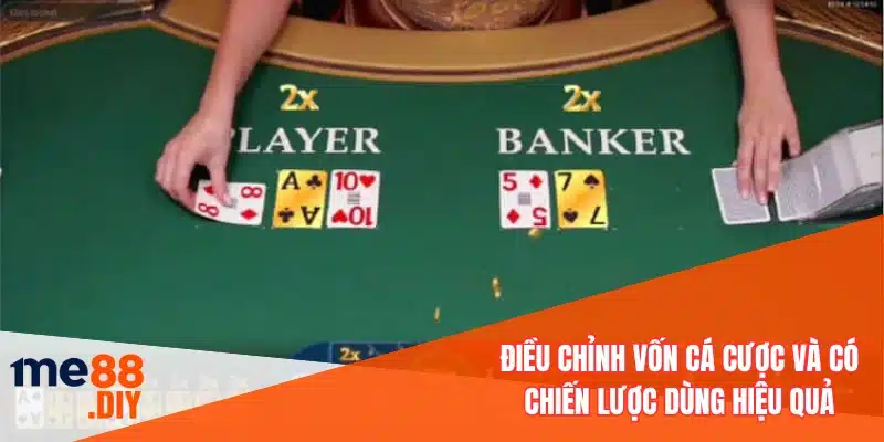 Điều chỉnh vốn cá cược và có chiến lược dùng hiệu quả