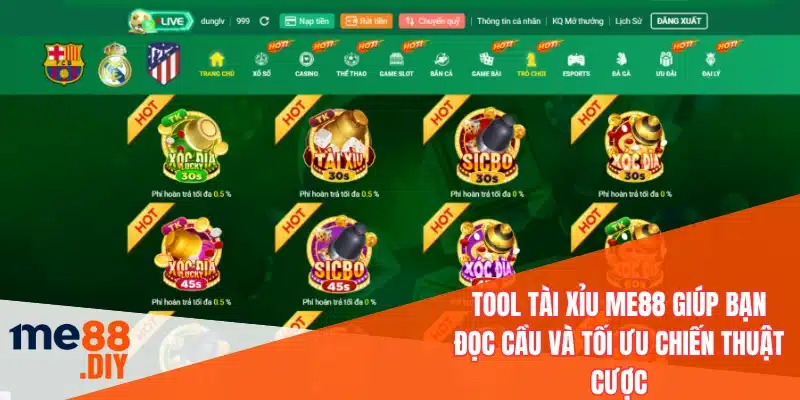 Tool Tài Xỉu ME88
